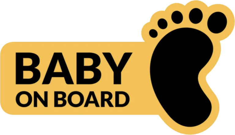 baby on board sign